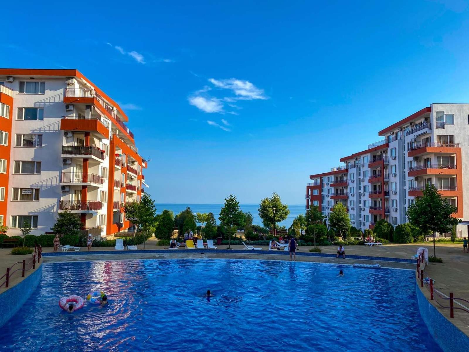 Panorama Fort Beach, Фамилно Студио Deluxe Sveti Vlas Exteriör bild