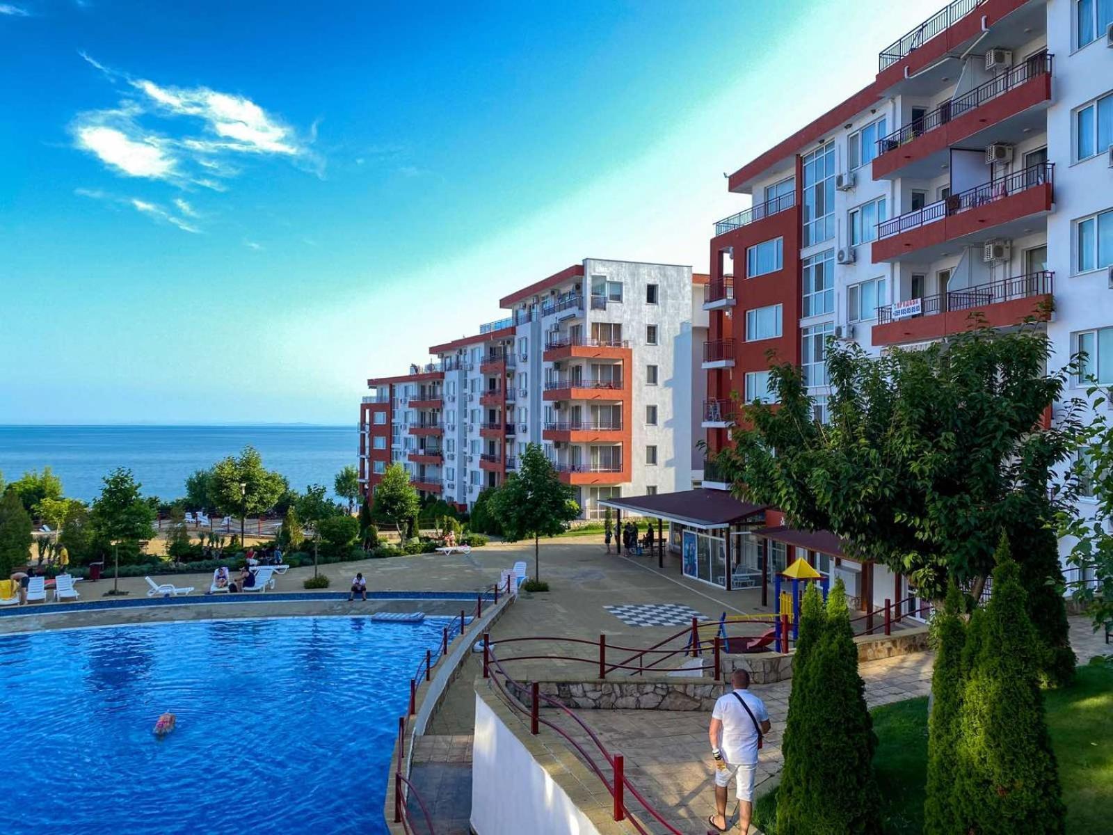 Panorama Fort Beach, Фамилно Студио Deluxe Sveti Vlas Exteriör bild