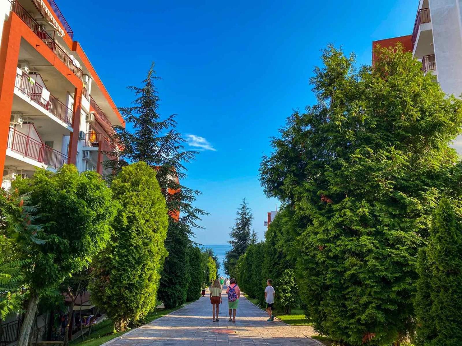 Panorama Fort Beach, Фамилно Студио Deluxe Sveti Vlas Exteriör bild